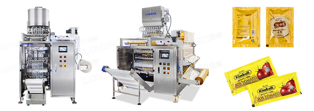 Multi-Column Machine For Sauce Products