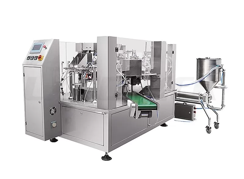 Automation Premade Pouch Liquid Filling Sealing Machine