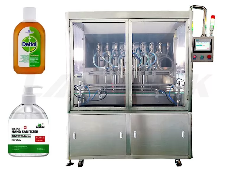 Automatic Servo Piston Type Liquid bottle Filling Machine