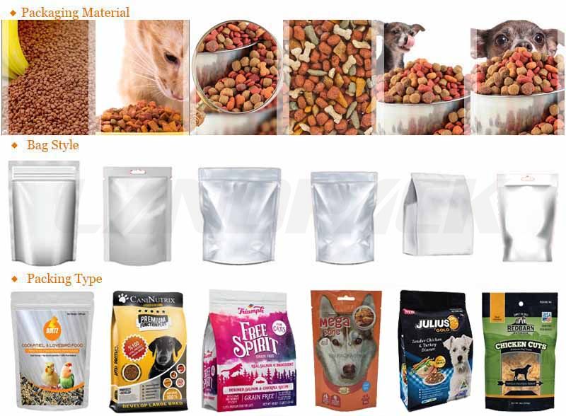 Automatic Pet Food/ Cat Food Zipper Pouch Packing Machine