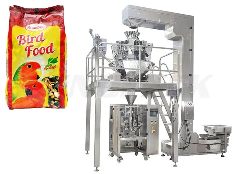 Full Automatic Pet Food Multihead Weigher Packing Machine