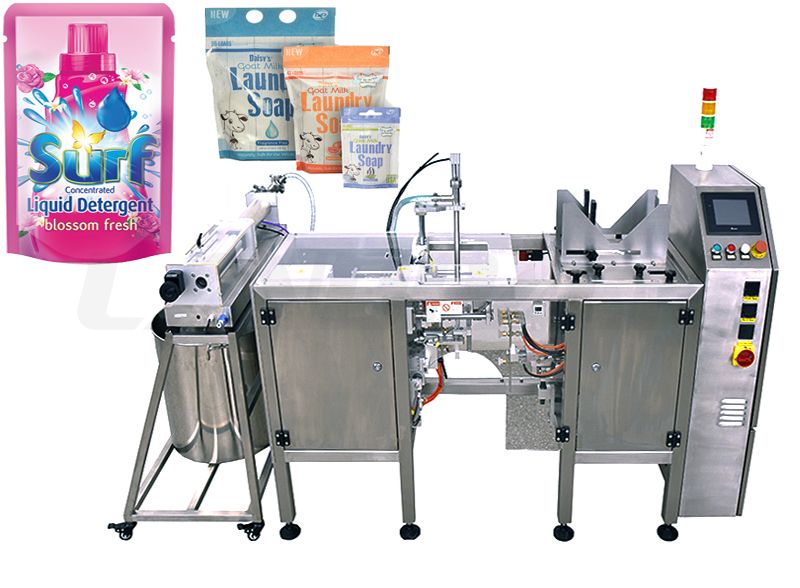 Low Cost Full Automatic Laundry Detergent/ Washing liquid Doypack Packaging Machine