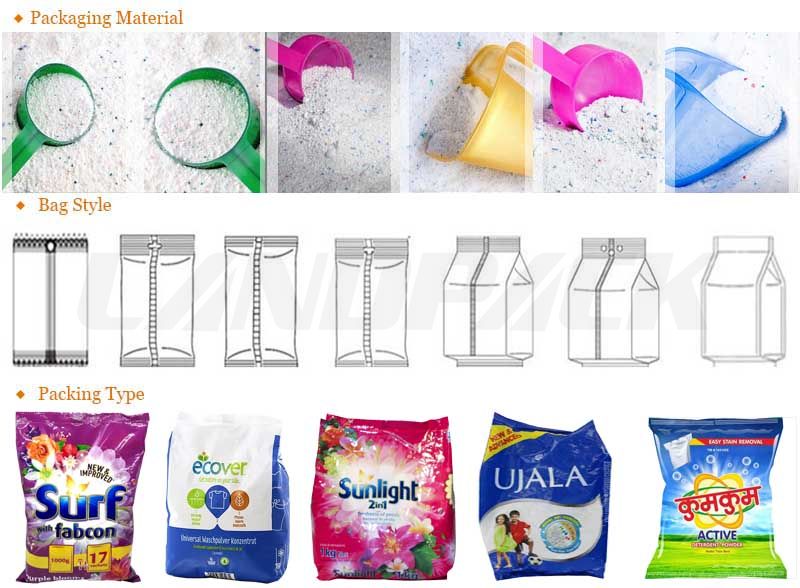detergent powder packing machine