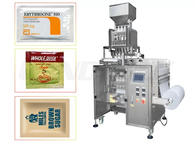 High Speed Multi Track Sugar/ Salt Small Sachet Packing Machine