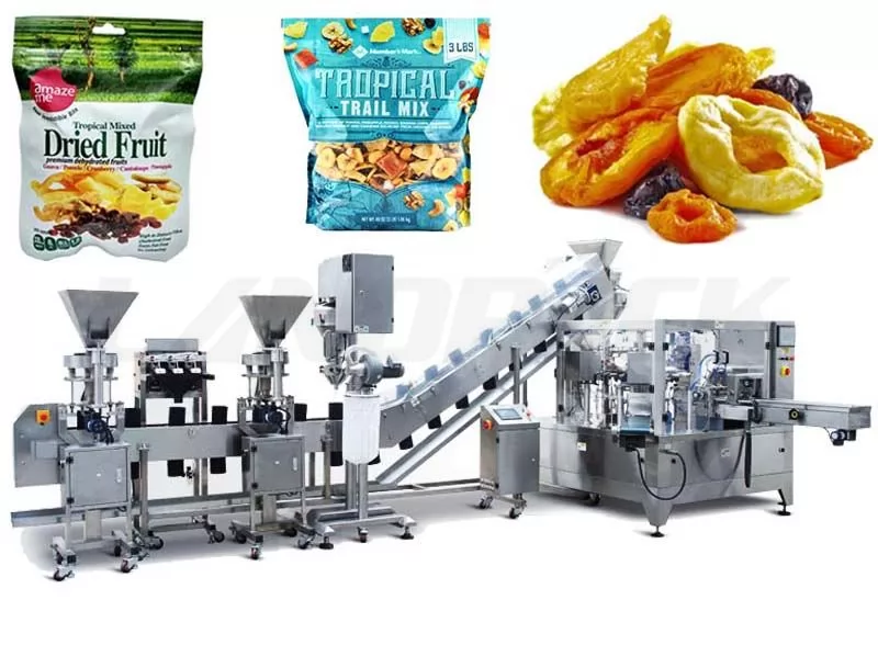 Automatic Multiple Dried Fruits Rotary Type Mixture Packing Machine