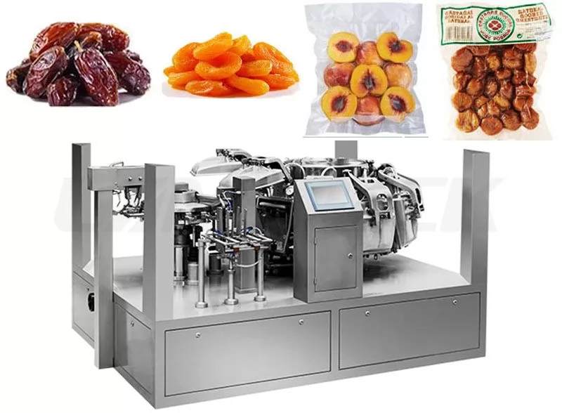High Speed Vacuum Dried Fruit Rotary Packing Machine