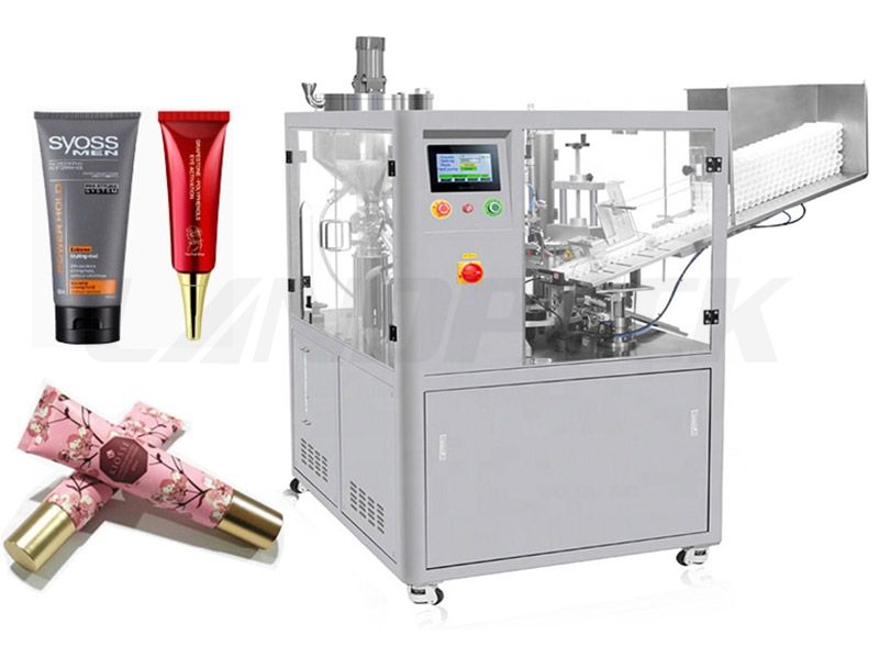 SemiAutomatic Rotary Type Tube Filling And Sealing Machine