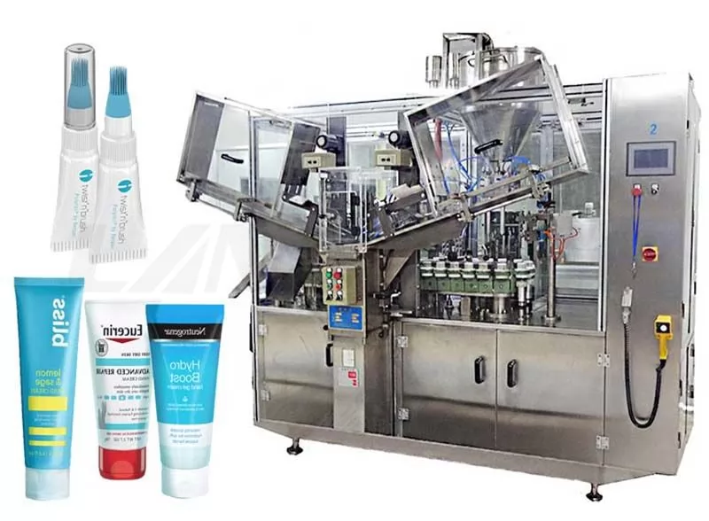 Automatic High Speed Toothpaste/ Cosmetic Tube Filling And Sealing Machine