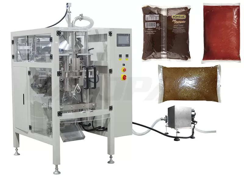 Automatic Liquid Vacuum Full Filling Pouch Packaging Machine