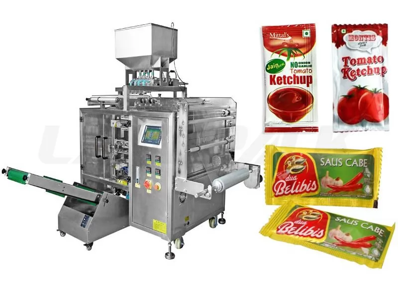 Automatic Multilane Sauce/ Jam/ ketchup Sachet Packing Machine