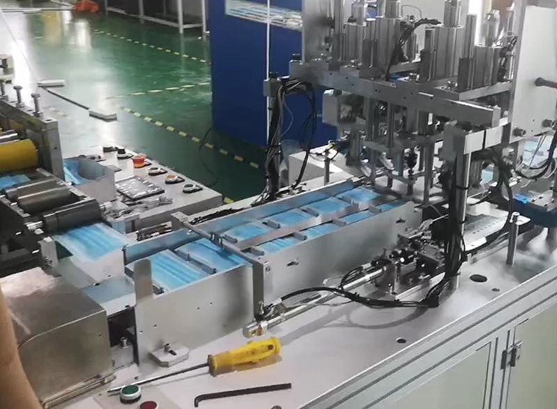 Full Automatic Masк Making Machine PLC Control