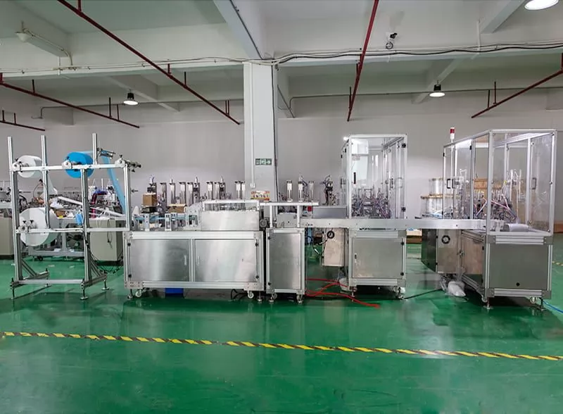 High Production Efficiency Disposable Surgical Face Masк Making Machine