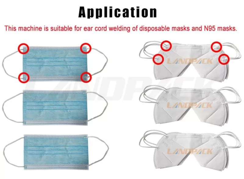 Surgical Masк and N 95 Masк Ear Loop Welding Machine