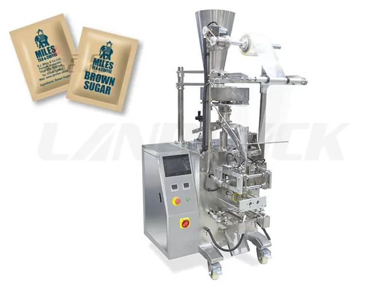 Low Cost Sugar/Salt 4 Side Sealing Sachet Packaging Machine