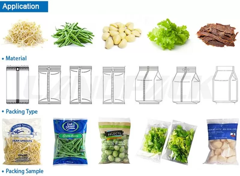vegetable packaging machine