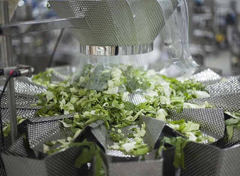 leafy vegetable packaging machine