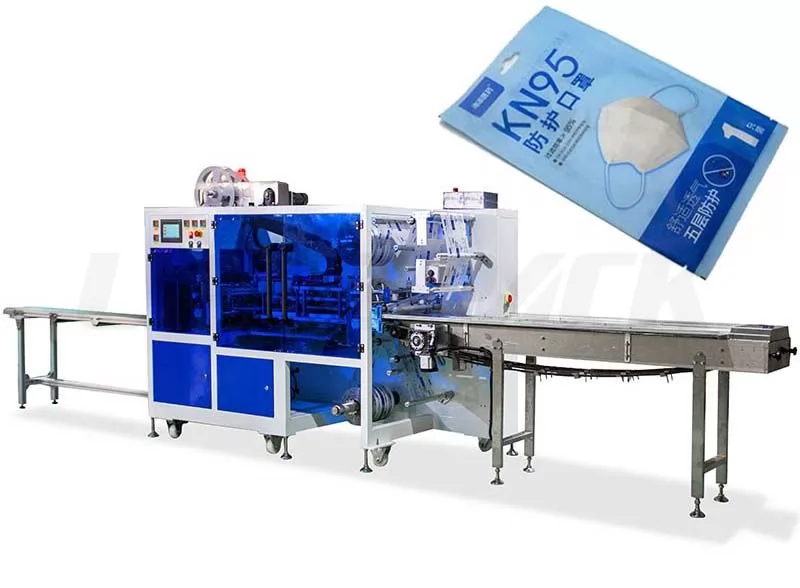 High Speed Double-Channel Four-Side Sealing Mask Packing Machine