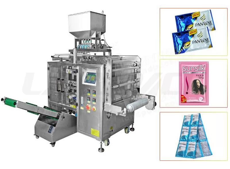 Multi Track 3/4 Side Sealing Bag Liquid Sachet Packing Machine