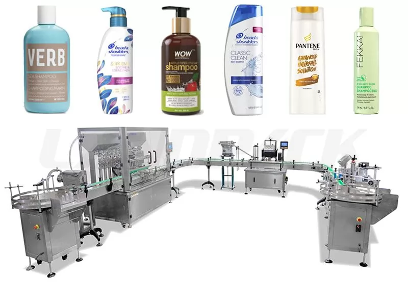 Automatic Liquid Bottle Filling Capping And Labeling Line