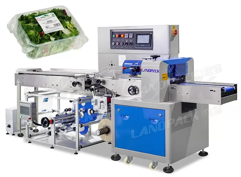 vegetable labeling and packaging machine