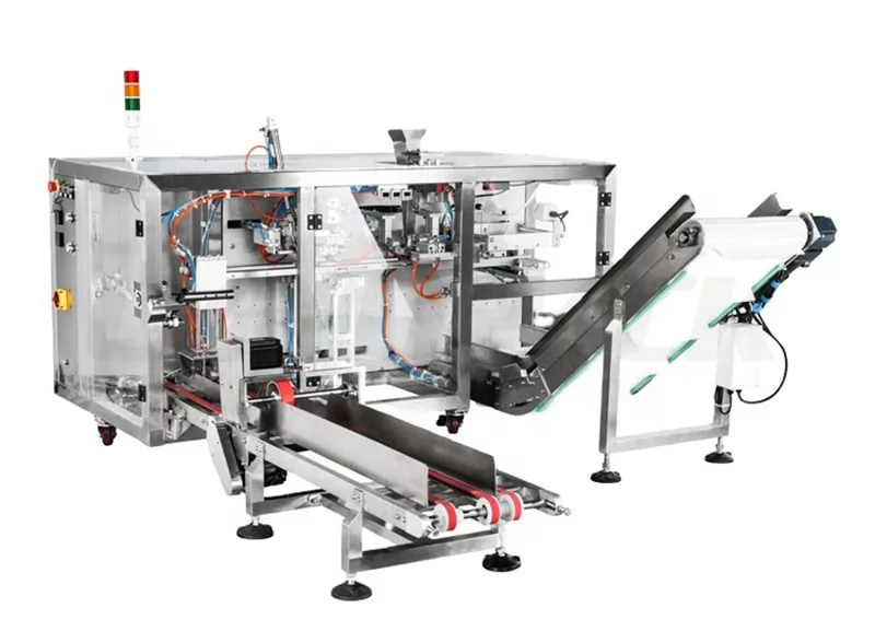 horizontal preformed pouch packing machine