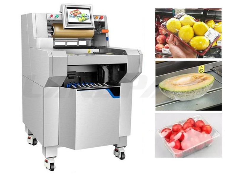 Automatic Vegetable/ Fruit/ Meat Stretch Cling Preservation Film Packing Machine