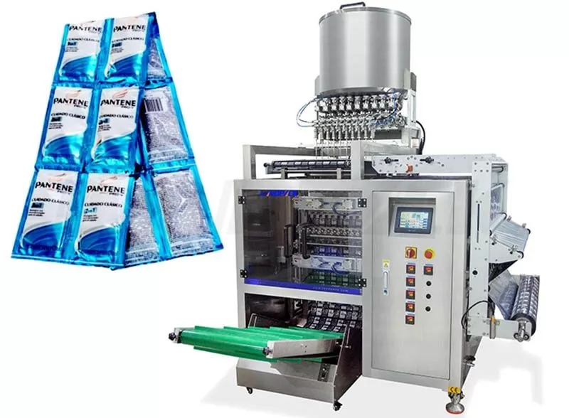 High Speed Automatic 10 Lanes Liquid Sachet Packaging Machine