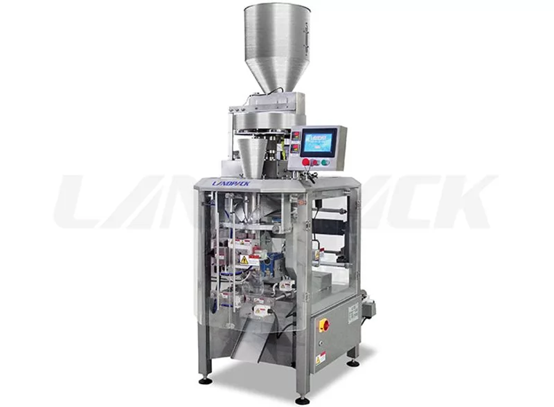 High Speed Granules Sachet Packing Machine With Measuring Cups Equipment