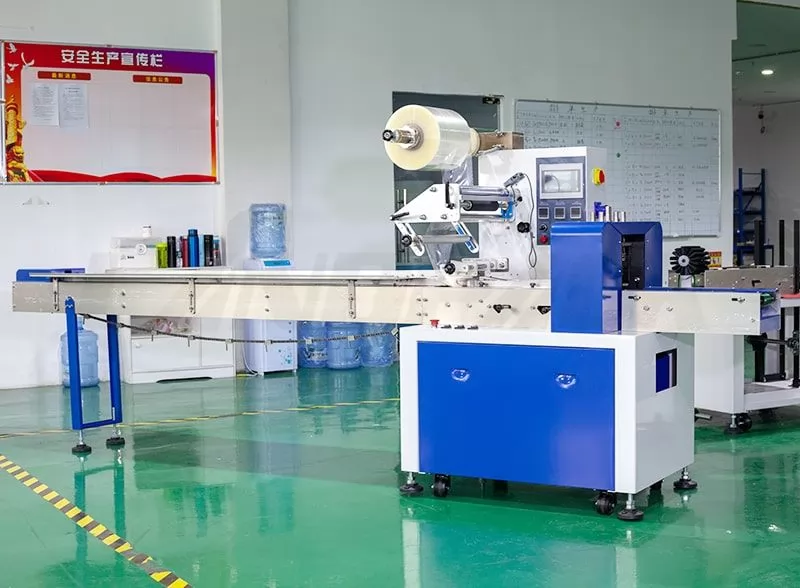 flow pack wrapping machine