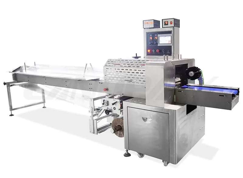 Back Stretch Flow Packing Machine For Wet And Sticky Product