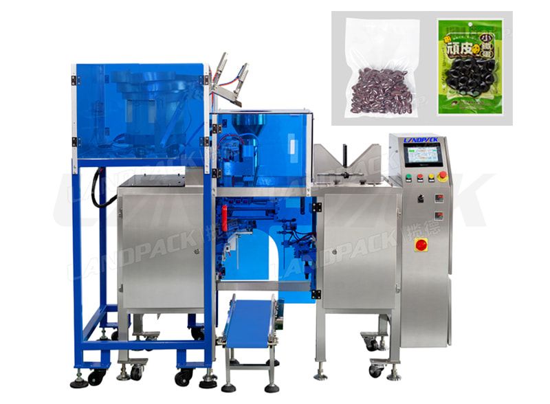 Vegetable Bean Vacuum Packing Machine With Point Vibrating Plate