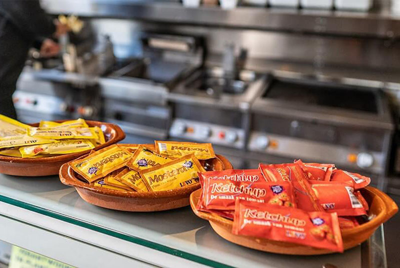 Multi-Column Machine For Sauce Products