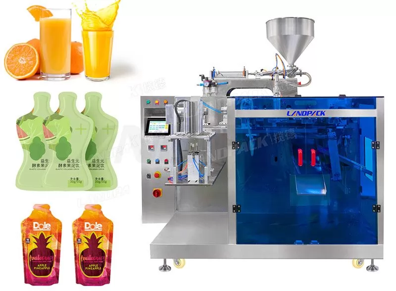 Liquid Mini Doypack Packing Machine For Premade Bag