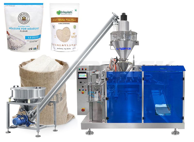 High precision Flour Horizontal Packing Machine For Stand Up Pouch