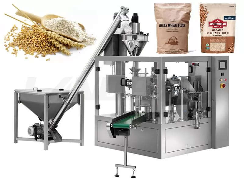 Automatic Pre-made Pouch Packing Machine For Flour/ Wheat Flour