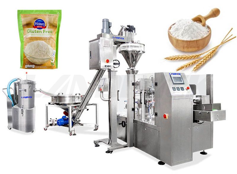Automatic Wheat Flour Doypack Filling And Sealing Machine