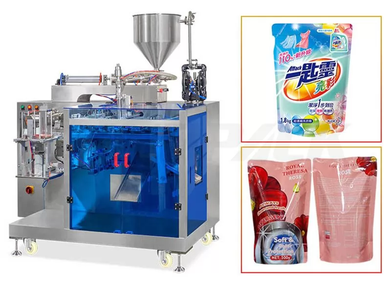 Automatic Liquid Horizontal Filling Packing Machine For Premade Bag