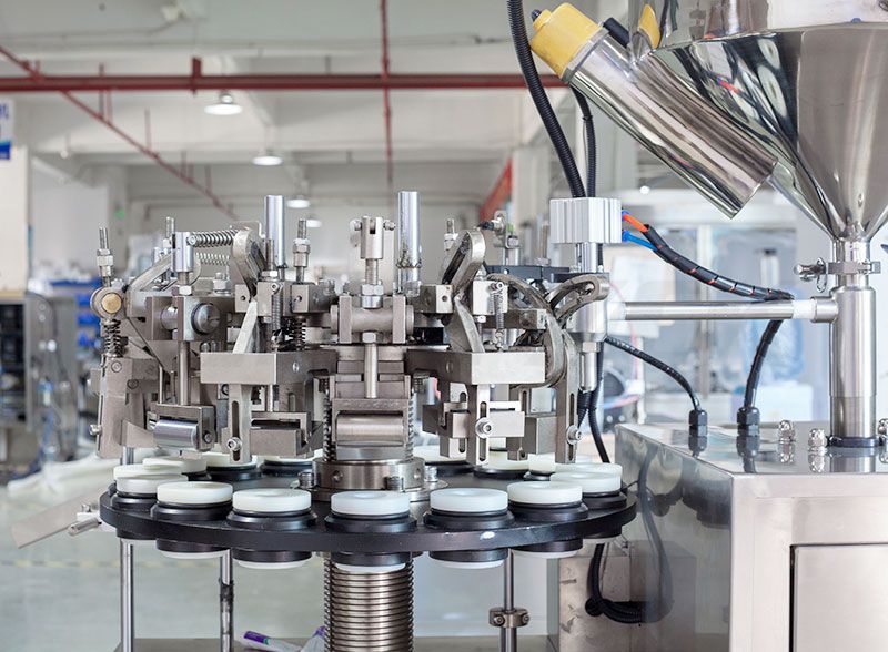 Semi Automatic Metal Aluminum Tube Filling Sealing Folding Machine