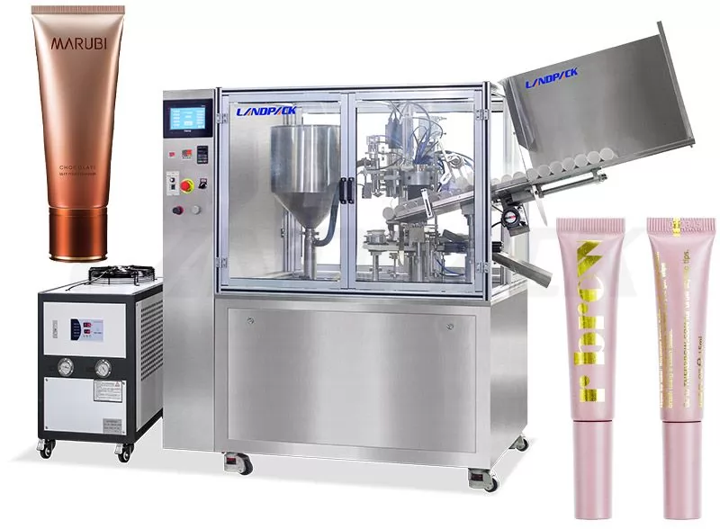 Tube Filling Sealing Machine For Cosmetics Plastic