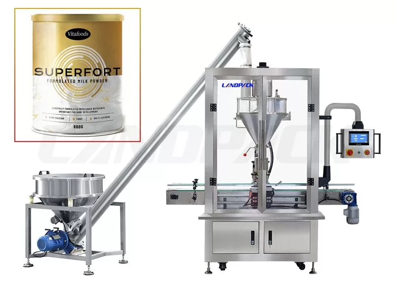 Automatic Milk Powder Packing Filling Machine  With Screw Auger Conveyor