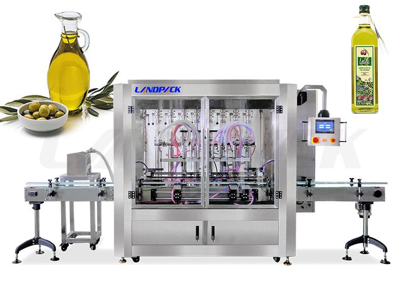 Automatic Servo Motor Ledible oil Bottle Filling Machine