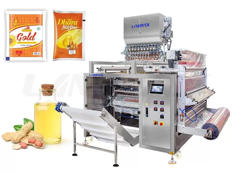 High Speed Multi Lane Sachet Packaging Machine For Olive/  mustard/ Palm Oil