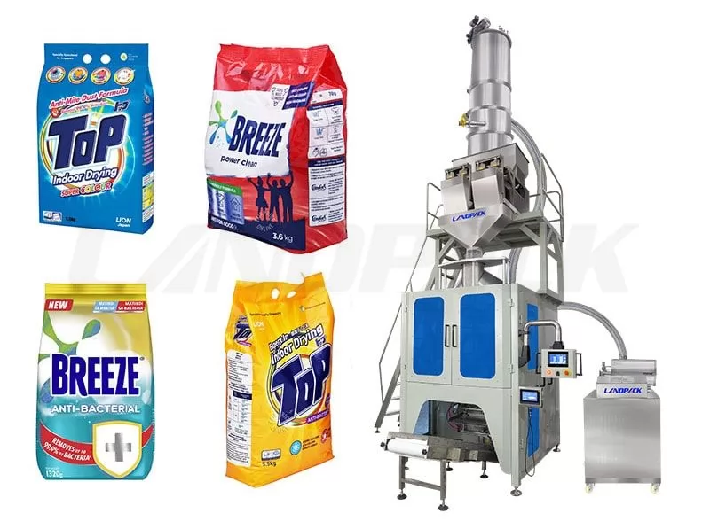 Automatic 1kg -5kg Bag Detergent Powder Vertical Packing Machine