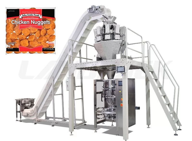 Automatic Frozen Food Multihead Weigher Packaging Machine