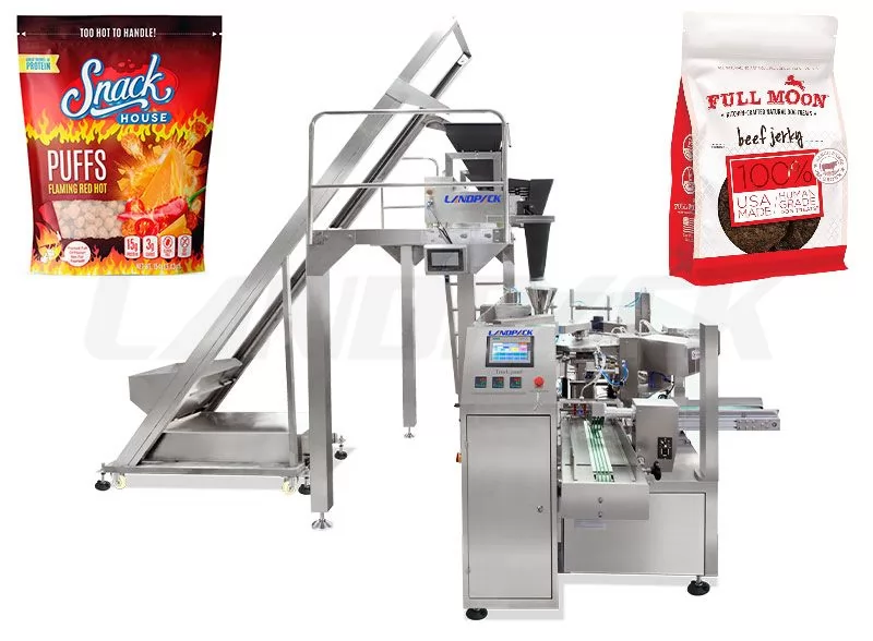 Automatic Zipper/ Premade Pouch Snacks Rotary Packing Machine