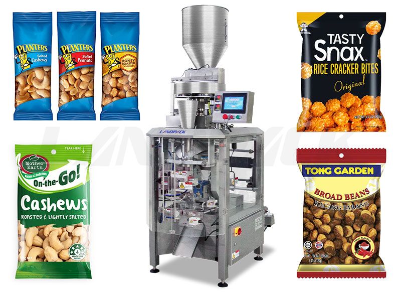 High Speed Snacks Vertical Pouch Packing Machine