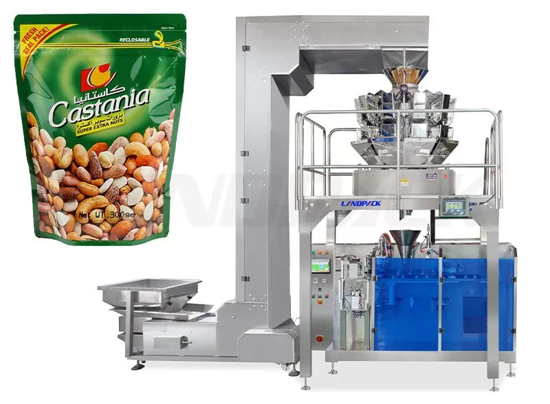 Automatic Snack Food Horizontal Pouch Doypack Packing Machine