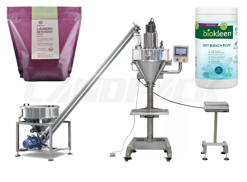 Semi Automatic Detergent Powder Filling Packing Machine