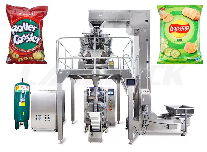 Automatic Snacks Nitrogen-Filled Pouch Weighing And Packing Machine