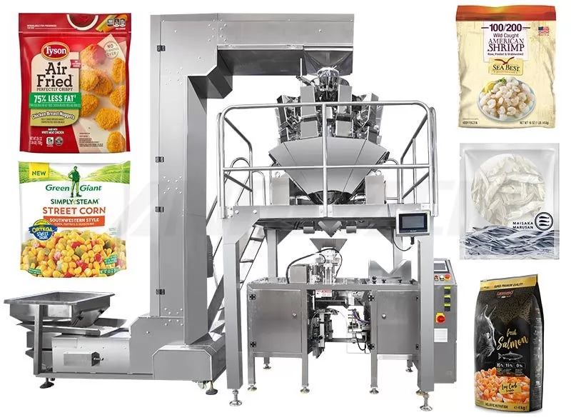 Low Cost Popcorn Mini Doypack Packing Machine With gussette pouch, Standup/ No-Zip-Lock Pouch